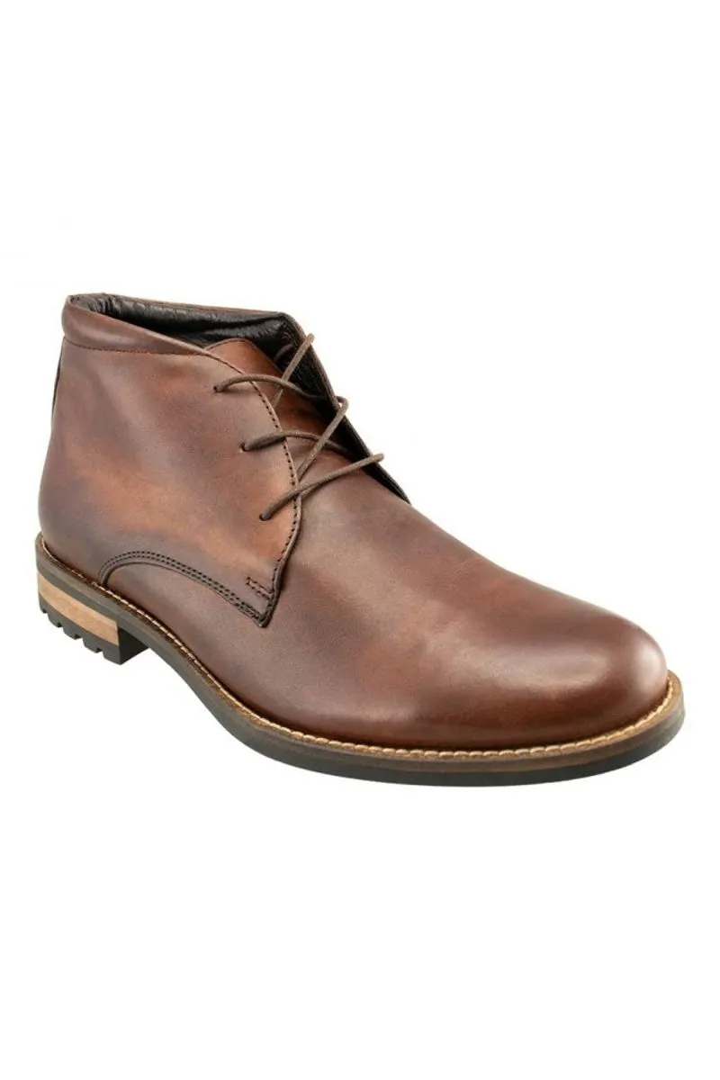 Acadia Sheepskin Boot in Pecan by T.B. Phelps