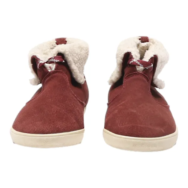 ADIDAS Chukka Boots Maroon Leather Womens UK 7
