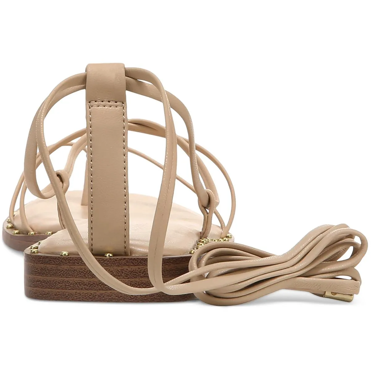 Alfie Womens Nova Faux Leather Flat Gladiator Sandals
