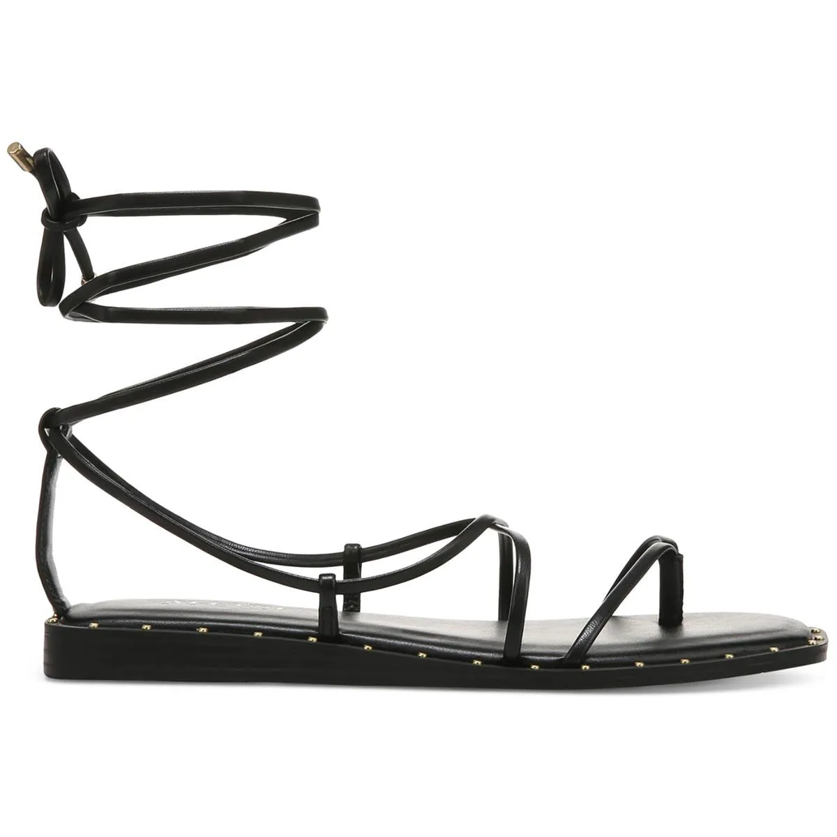 Alfie Womens Nova Faux Leather Flat Gladiator Sandals