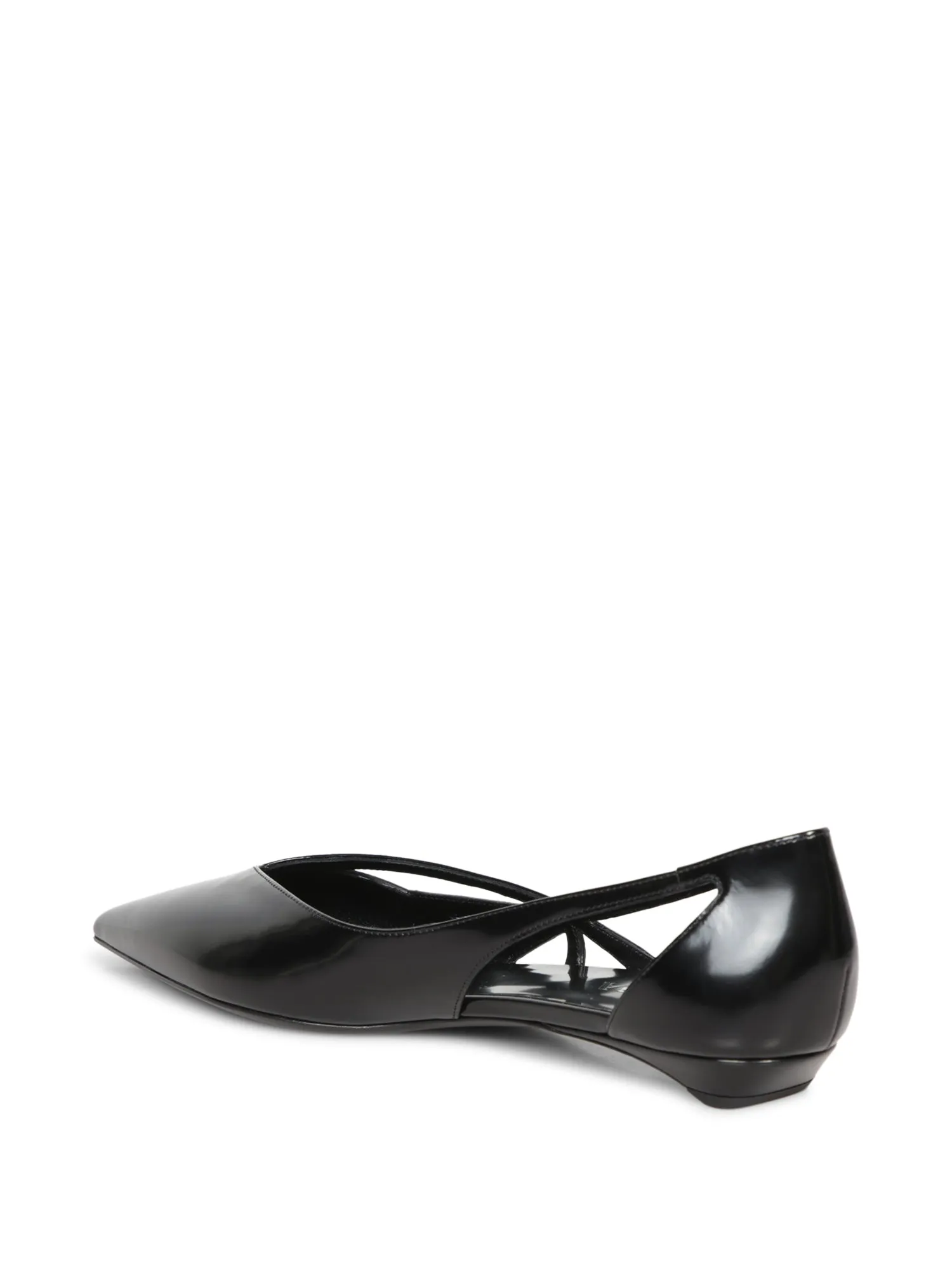 Black Slingback Kitten Heels