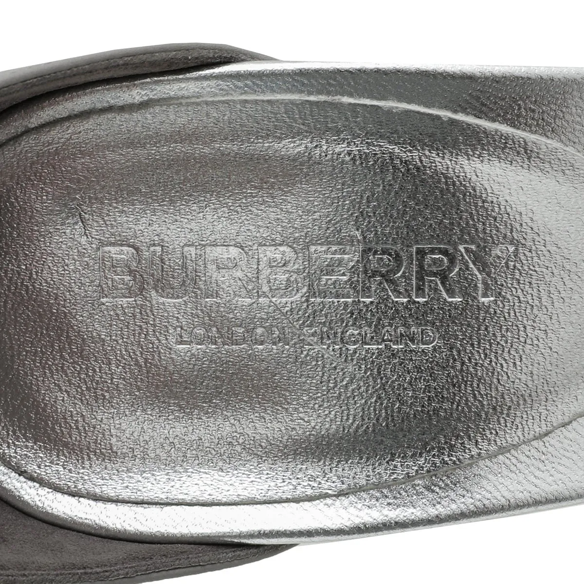 Burberry Bicolor Hove Thong Split-Toe Sandals 38