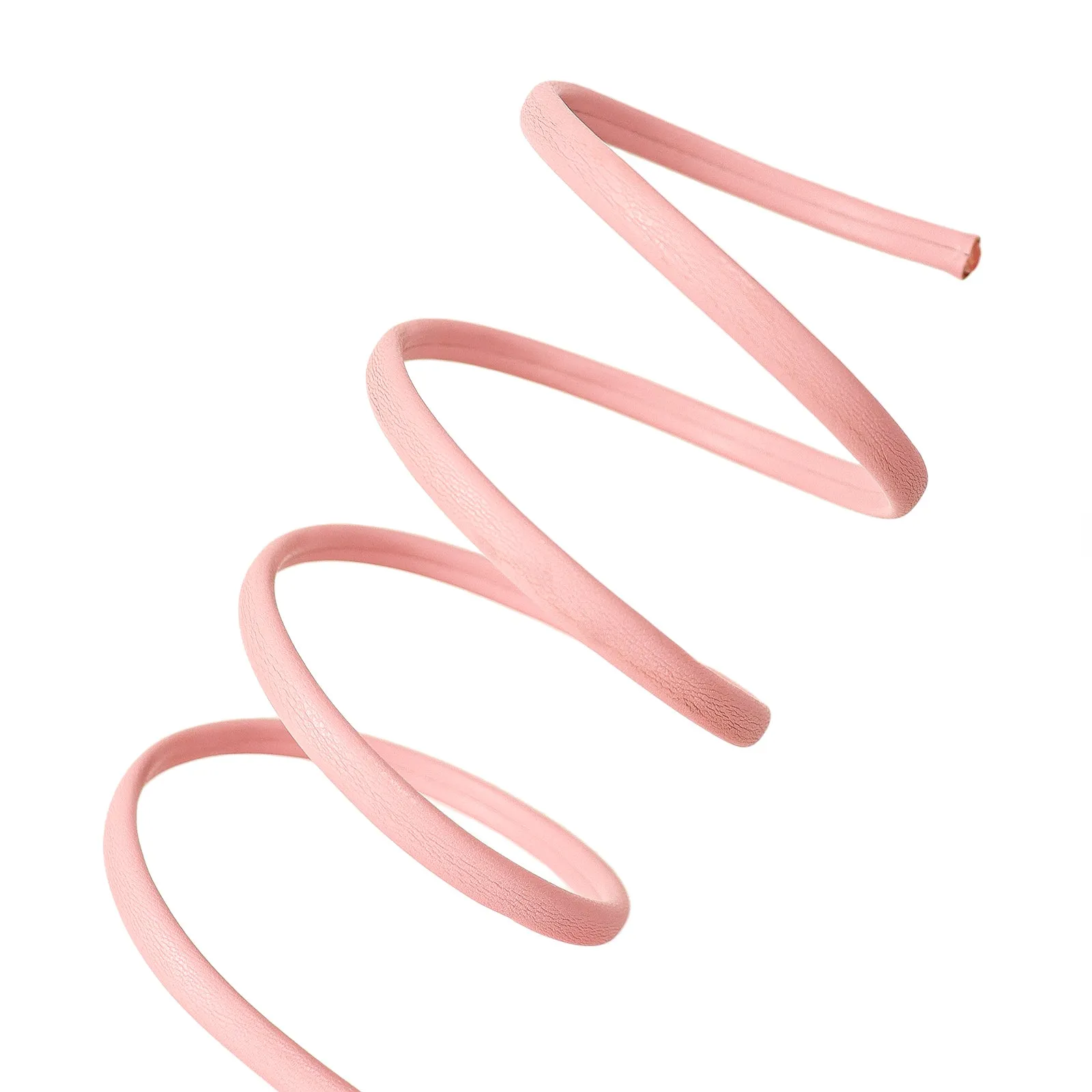 CAMBOLA-1 SQUARE TOE RING SPIRAL ANKLE WARPS - BLUSH