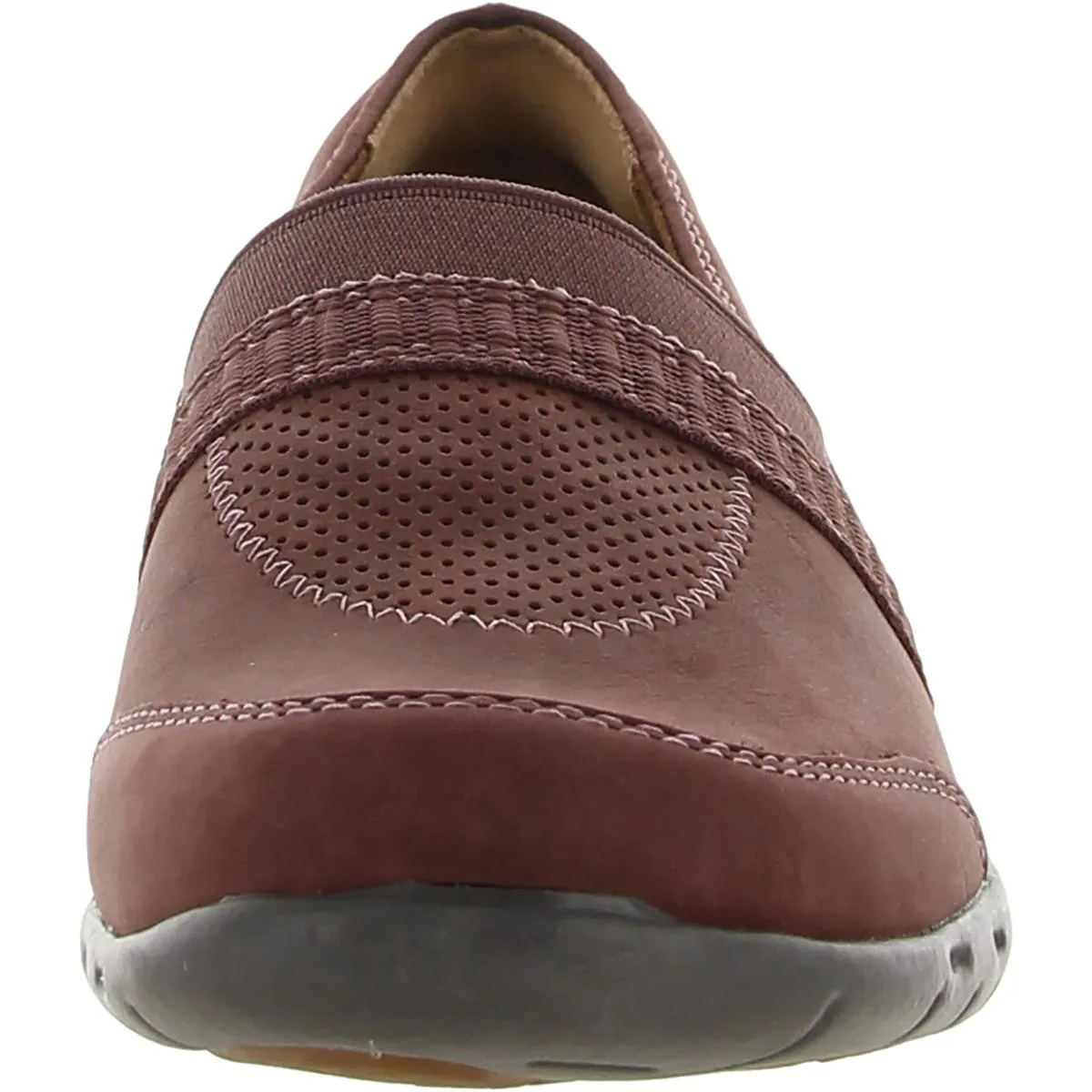 Cobb Hill Womens Penfield Aline Leather Casual Slip-On Sneakers