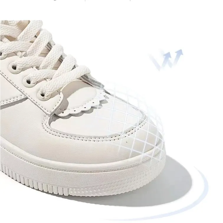Cute Hand-Painted Cartoon Girls Low-Top Sneakers