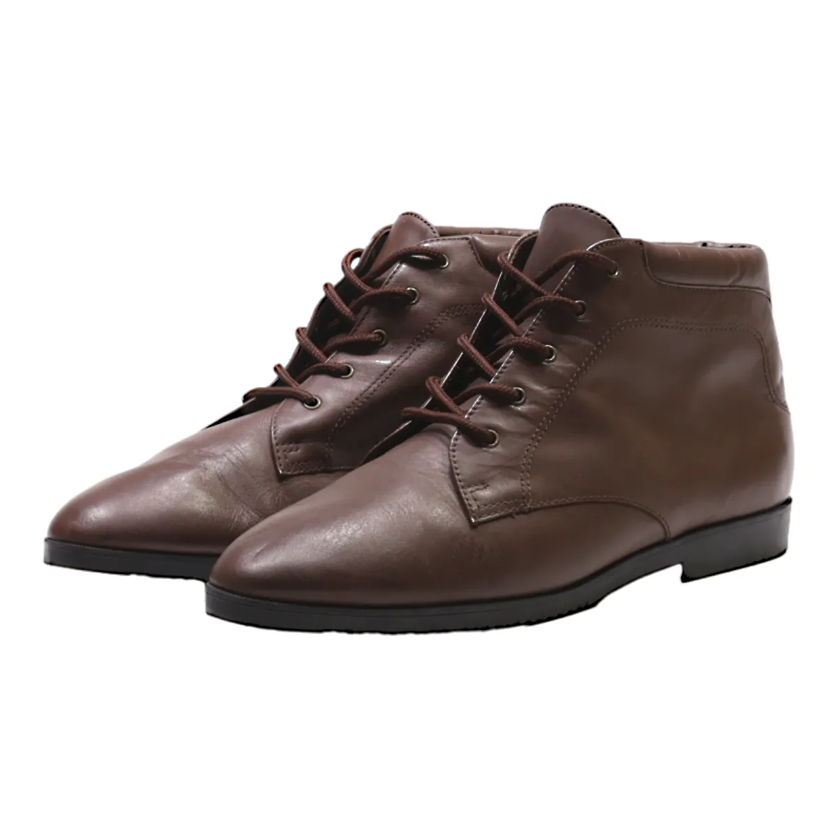 DANEXX Chukka Boots Brown Leather Womens UK 7