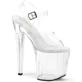 ENCHANT-708 Clr/Clr, 8"Heels