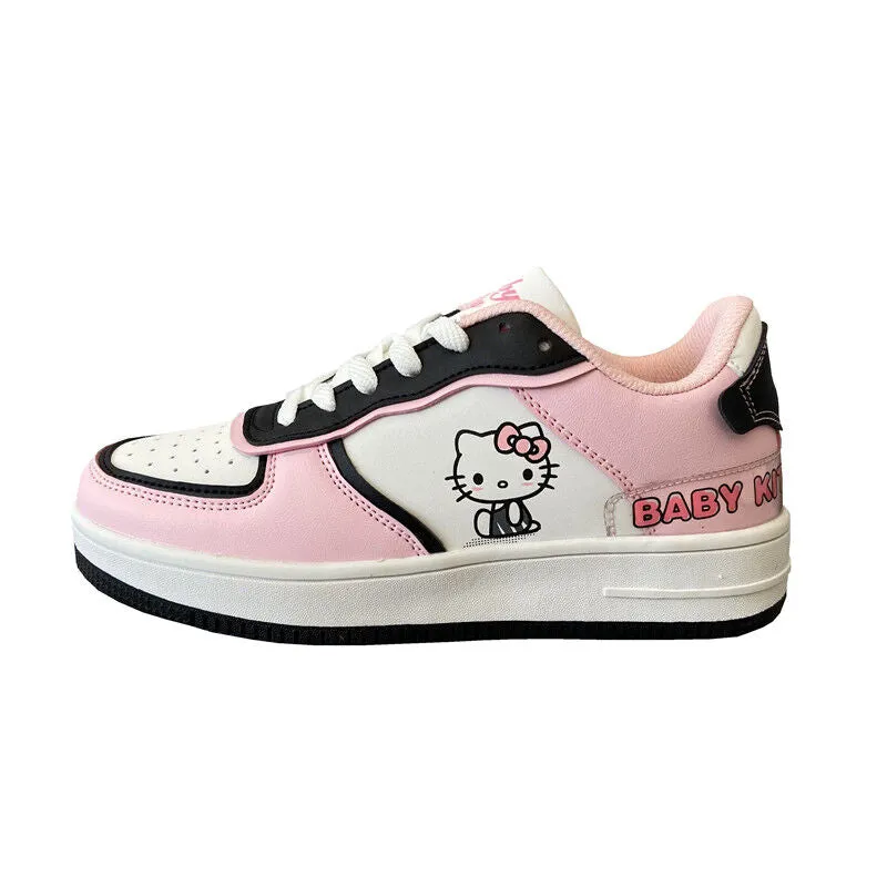 Harajuku Kawaii Fashion Pink Hello Kitty Sneakers