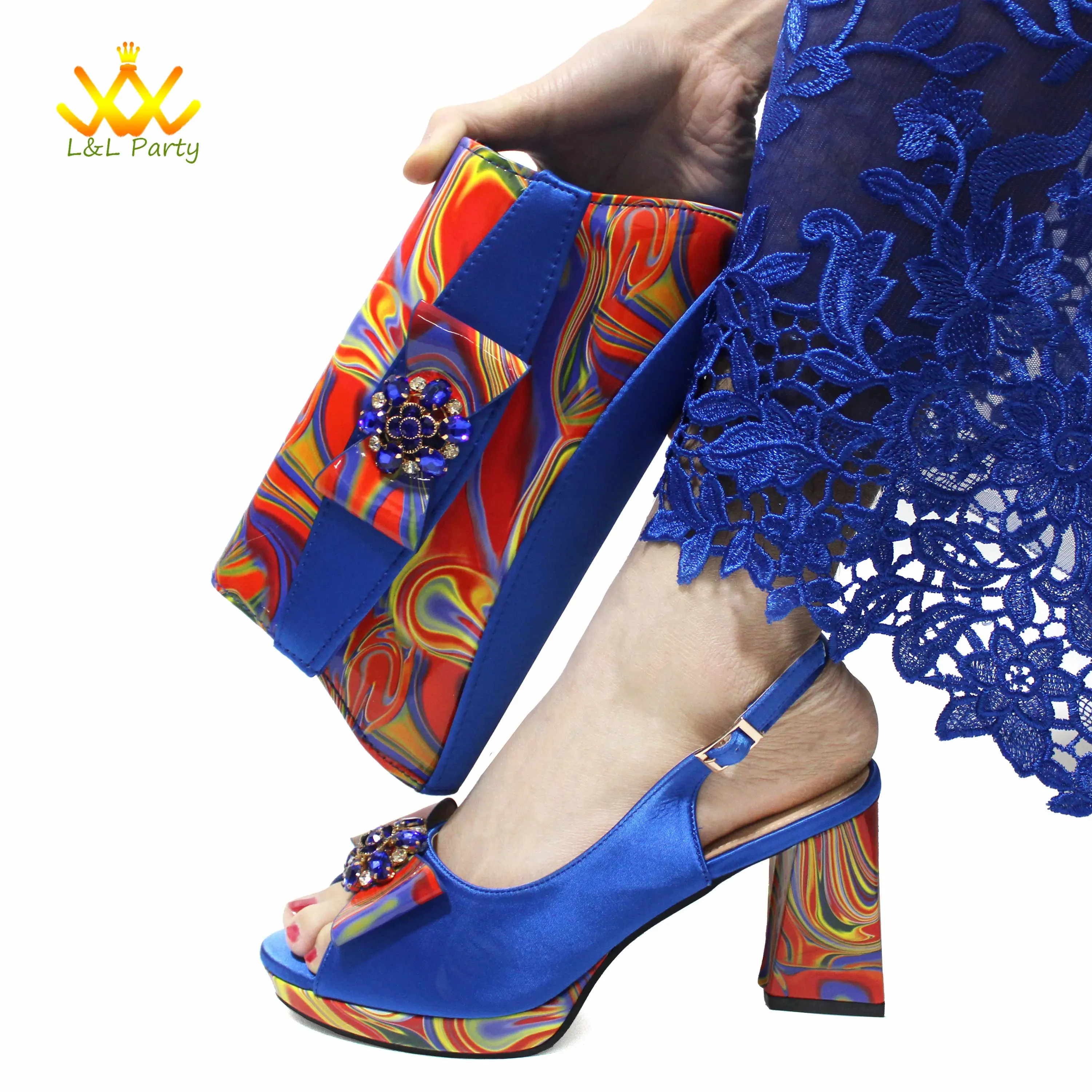 High-quality shoes and Bag Set in Yellow