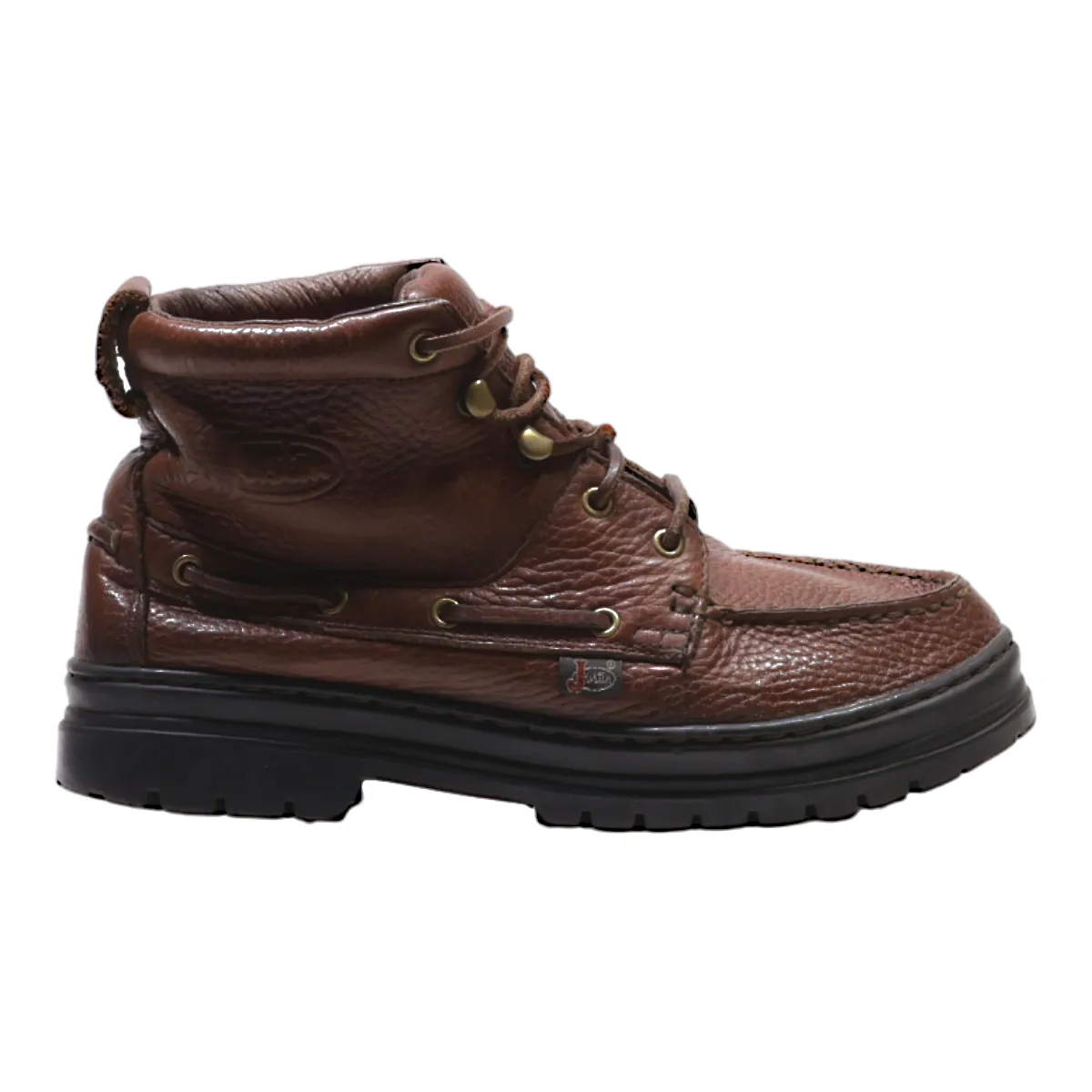 JUSTIN Chukka Boots Brown Leather Mens UK 5.5