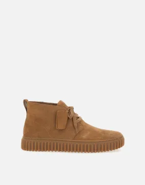 Torhill Desert Boot in Brown Suede