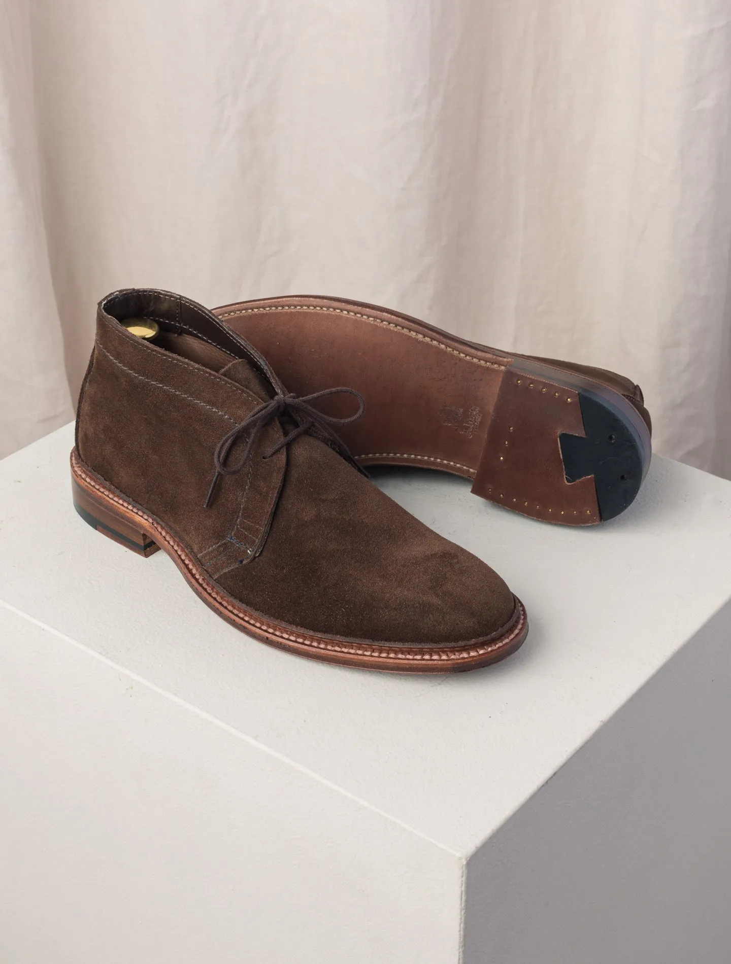 Unlined Chukka Dark Brown